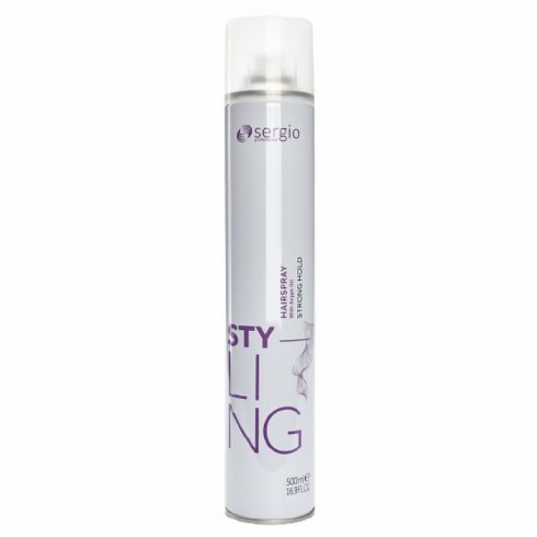 Лак моделирующий сильной фиксации STYLING sergio professional 500мл